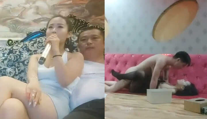 Tan Hua Ge Tang Tan Hua Chen Xian Sheng, the extremely high-quality young married woman in the private room engages in 4P debauchery