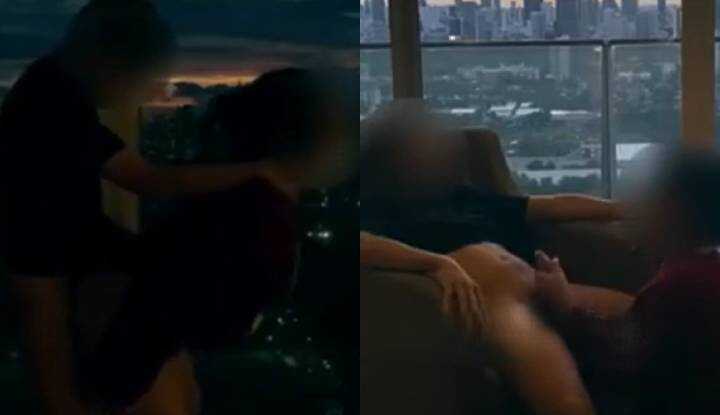 Busty sales wife accompanies the 18-year-old rich second generation to see the house