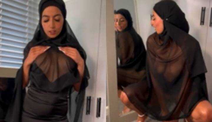 Aaliyah Yasin- Practicing Impressive Poses in Front of the Mirror Onlyfans video leaked