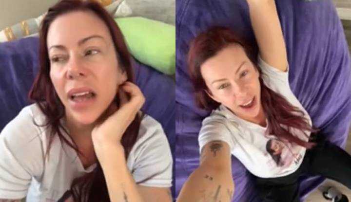 Alexis Fawx - The Allure of Huge Breasts Only Revealed from a Top-Down View Onlyfans Video Leaked.