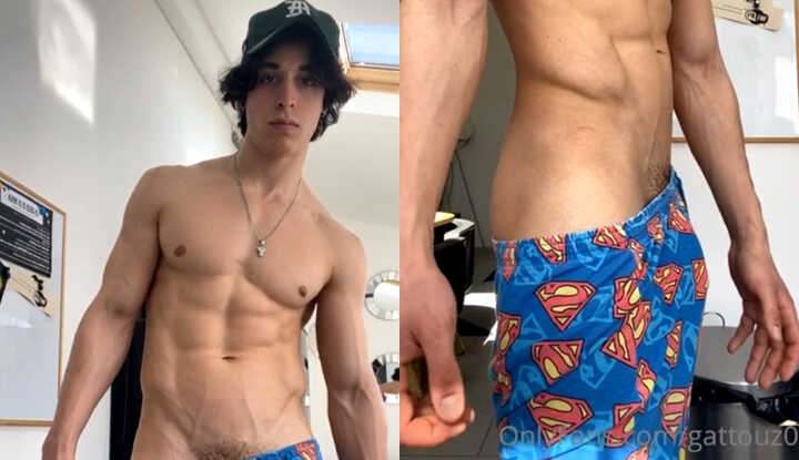 Youssef khelil-What's hidden in that big bulge in the pants? Onlyfans video leaked