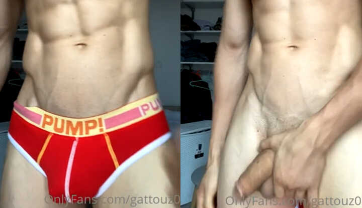 Youssef Khelil- Big dick bounces out from the underwear! Onlyfans video leaked