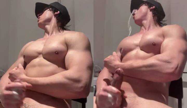 Youssef khelil- Muscular man enjoys a large amount of eruption alone Onlyfans video leaked