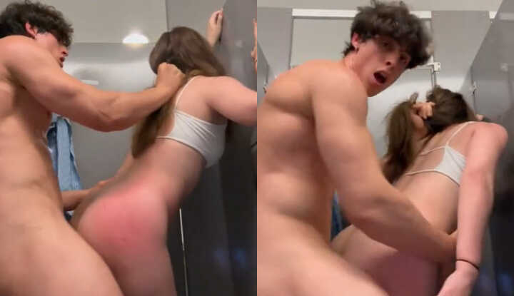 Youssef khelil - Rear Entry Pounding Hot Babe's Beautiful Ass in the Changing Room OnlyFans video leaked