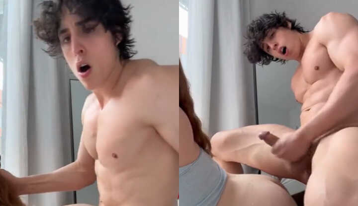 Youssef khelil- Bareback pounding beautiful ass pussy anal creampie Onlyfans video leaked