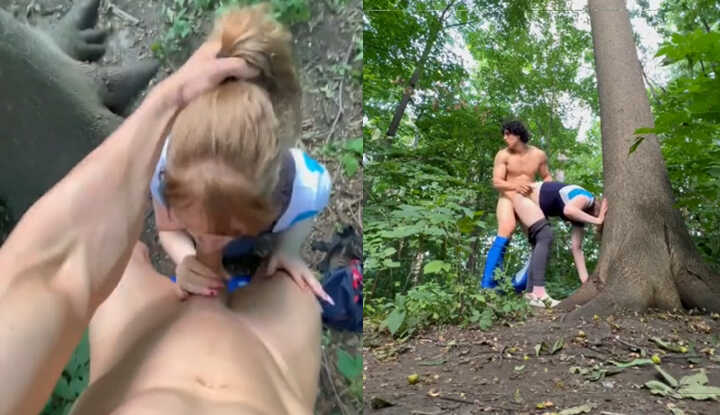 Youssef Khelil - Pretty Hot Passion in the Plum Grove, Sexy Beautiful Ass Doggy Style Pounding OnlyFans video leaked