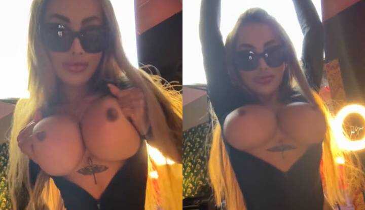 CJ Miles - Secretly Pulls Out Her Big Tits and Does a Little Dance Onlyfans video leaked