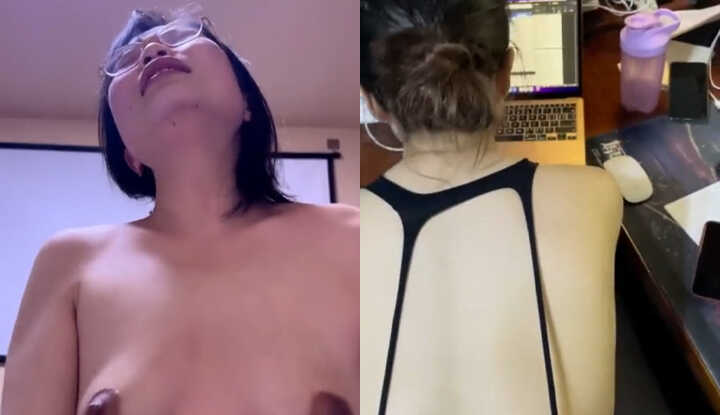 Shandong Caiwen Super Slutty Wife Wearing Crotchless Erotic Lingerie Peeped by Husband - Dick Fingering, Licking, and Sucking Services Too Intense 2