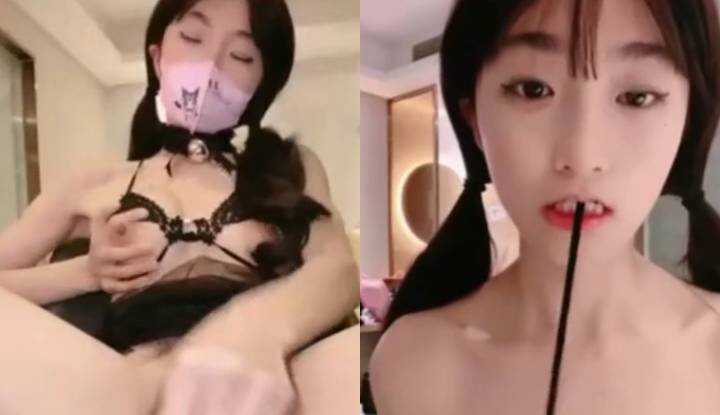 Cute ponytail loli private masturbation video, nonstop lewd moans and dirty talk, truly seductive