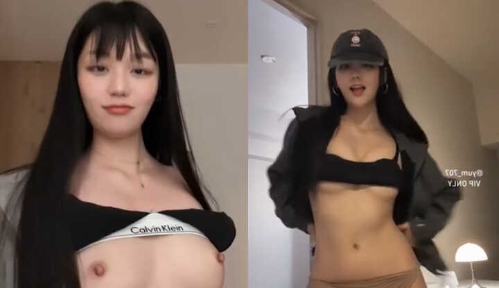 TikTok Influencer Yumi yum707 Latest Nude Dance Private Shoot - Lace Nipple Slip Rhythmic Dynamics, Slutty Hip Dance with Exquisite Sexy Ass! 1