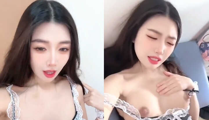 Fair-skinned busty maid with pink pussy hooks up with sugar daddy and gets fucked until she screams for help