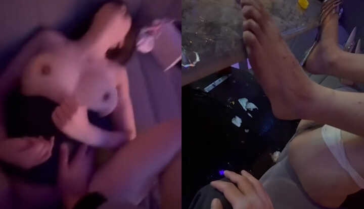 Nanjing Windsor KTV Room 515 'Heavy Rain' Incident: Bitch Fucked Until Her Juices Spray Out Like Rain, Super Stimulating Scene!