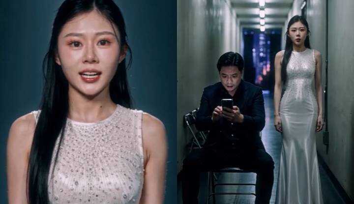Sci-fi Short Drama 'Goddess Chronicles': AI Goddess Shifts from Mechanical Obedience to Proactive Sinking, Instinctual Desires Suddenly Erupt 3