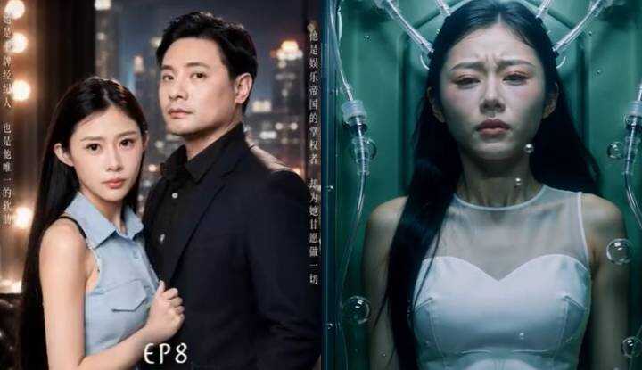 Sci-fi Short Drama 'Goddess Chronicles': AI Goddess Shifts from Mechanical Obedience to Proactive Sinking, Instinctual Desires Suddenly Erupt 8