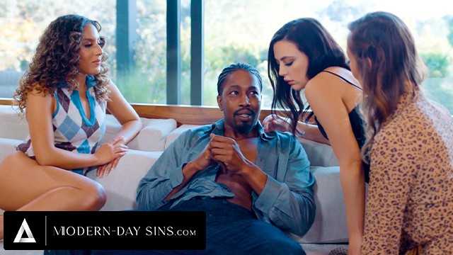 MODERN-DAY SINS - Christy Love & Liv Revamped Help Whitney Wright REVERSE GANGBANG Hung Therapist!