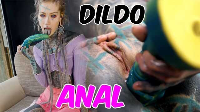 Tattooed Hippie's ANAL Fucking with Big Toy and Get Fuck by Real Big Cock